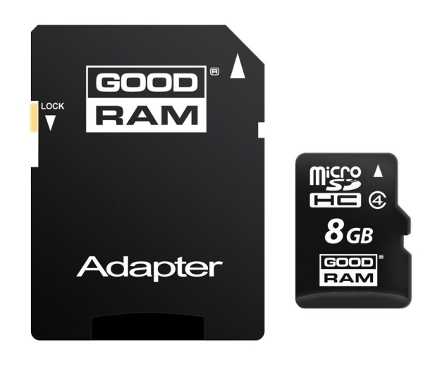 GOODRAM microSD 8GB + adapter SD*M40A-0080R11 - 303118 - zdjęcie 2